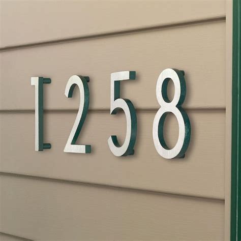 raised metal house numbers|Amazon.com: Raised House Numbers.